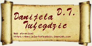 Danijela Tufegdžić vizit kartica
